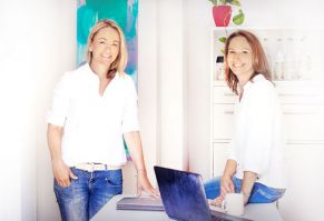 Veronika Pagacz und Kristina Harzenetter - Inhaberinnen der Premium Kita cocon in München.