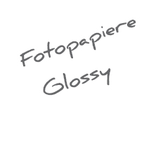 Druck auf glossy Fotopapiere