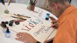 kalligraphie klassen munich Kunstatelier Michel