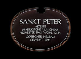 ursprunglicher geburtstag munich Peterskirche