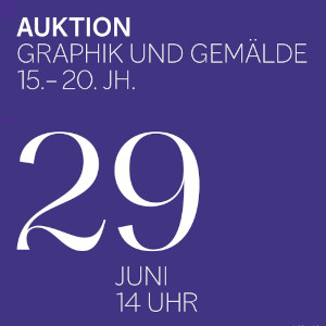 NACHVERKAUF GEMÄLDE UND GRAPHIKEN