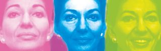 Zu sehen ist eine Collage von Fotos mit Maria Callas. Fotos von Felicitas Timpe aus dem Jahr 1972 |  BSB/Bildarchiv