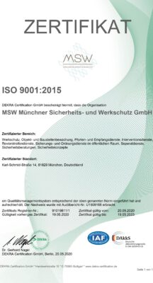stellenangebote fur sicherheitskrafte munich Münchner Sicherheits- und Werkschutz GmbH