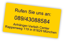 anhangerkupplungen munich Cortese - Anhängerverleih GmbH